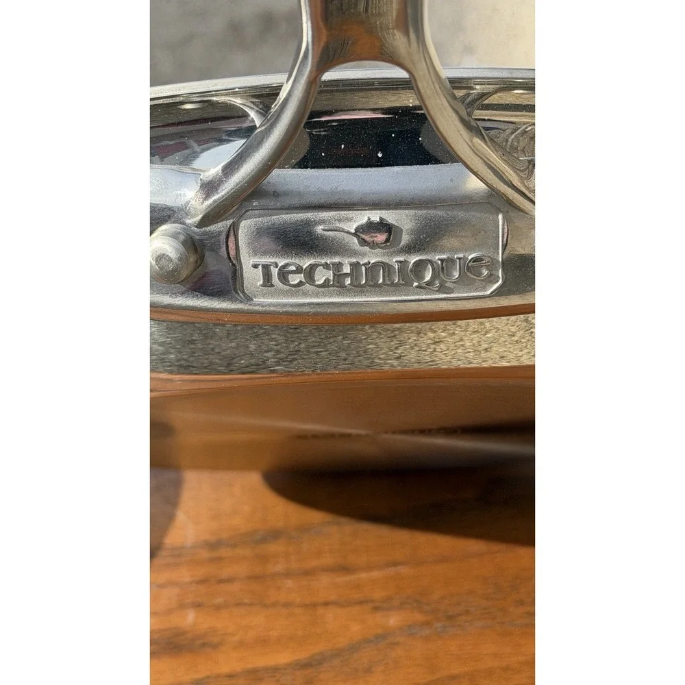 Technique Clad Tri-Ply Stainless Steel Fry‎ Pan Set 8